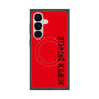 プレミアムスクエアケース with SnapMag［ SUPER PRIVATE - ロゴ - Red&Black ］