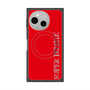 プレミアムスクエアケース with SnapMag［ SUPER PRIVATE - ロゴ - Red ］