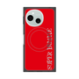 プレミアムスクエアケース with SnapMag［ SUPER PRIVATE - ロゴ - Red ］