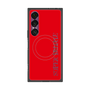 プレミアムスクエアケース with SnapMag［ SUPER PRIVATE - ロゴ - Red ］