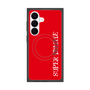 プレミアムスクエアケース with SnapMag［ SUPER PRIVATE - ロゴ - Red ］