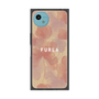 プレミアムスクエアケース with SnapMag［ FURLA - FLOWER VELATO-01 ］