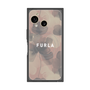 プレミアムスクエアケース with SnapMag［ FURLA - FLOWER VELATO-02 ］