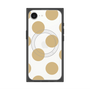 プレミアムスクエアケース with SnapMag［ シンプルドット - Beige ］