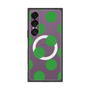 プレミアムスクエアケース with SnapMag［ シンプルドット - Green ］