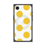 プレミアムスクエアケース with SnapMag［ シンプルドット - Yellow ］