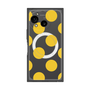プレミアムスクエアケース with SnapMag［ シンプルドット - Yellow ］