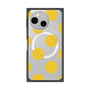プレミアムスクエアケース with SnapMag［ シンプルドット - Yellow ］