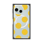 プレミアムスクエアケース with SnapMag［ シンプルドット - Yellow ］