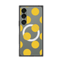 プレミアムスクエアケース with SnapMag［ シンプルドット - Yellow ］