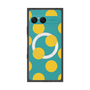 プレミアムスクエアケース with SnapMag［ シンプルドット - Yellow ］