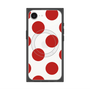 プレミアムスクエアケース with SnapMag［ シンプルドット - Red ］