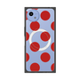 プレミアムスクエアケース with SnapMag［ シンプルドット - Red ］