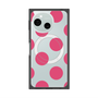 プレミアムスクエアケース with SnapMag［ シンプルドット - Pink ］