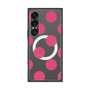 プレミアムスクエアケース with SnapMag［ シンプルドット - Pink ］