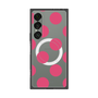 プレミアムスクエアケース with SnapMag［ シンプルドット - Pink ］