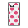 プレミアムスクエアケース with SnapMag［ シンプルドット - Pink ］
