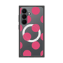 プレミアムスクエアケース with SnapMag［ シンプルドット - Pink ］