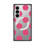 プレミアムスクエアケース with SnapMag［ シンプルドット - Pink ］