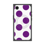 プレミアムスクエアケース with SnapMag［ シンプルドット - Purple ］