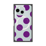 プレミアムスクエアケース with SnapMag［ シンプルドット - Purple ］