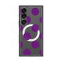 プレミアムスクエアケース with SnapMag［ シンプルドット - Purple ］