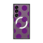 プレミアムスクエアケース with SnapMag［ シンプルドット - Purple ］