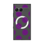 プレミアムスクエアケース with SnapMag［ シンプルドット - Purple ］