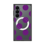 プレミアムスクエアケース with SnapMag［ シンプルドット - Purple ］