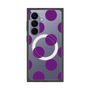 プレミアムスクエアケース with SnapMag［ シンプルドット - Purple ］