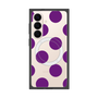 プレミアムスクエアケース with SnapMag［ シンプルドット - Purple ］