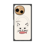 プレミアムスクエアケース with SnapMag［ 食いしん坊なねこ - White ］