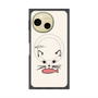 プレミアムスクエアケース with SnapMag［ 食いしん坊なねこ - White ］