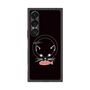 プレミアムスクエアケース with SnapMag［ 食いしん坊なねこ - Black ］