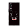 プレミアムスクエアケース with SnapMag［ 食いしん坊なねこ - Black ］