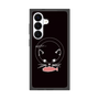 プレミアムスクエアケース with SnapMag［ 食いしん坊なねこ - Black ］