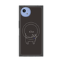プレミアムスクエアケース with SnapMag［ 蝶ネクタイねこ - Black ］