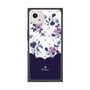 プレミアムスクエアケース with SnapMag［ ツインドットフラワー - Navy ］