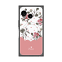 プレミアムスクエアケース with SnapMag［ ツインドットフラワー - Pink ］