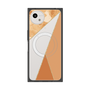 プレミアムスクエアケース with SnapMag［ マーブルトライアングルパレット - Orange ］