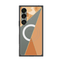 プレミアムスクエアケース with SnapMag［ マーブルトライアングルパレット - Orange ］