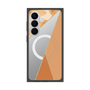 プレミアムスクエアケース with SnapMag［ マーブルトライアングルパレット - Orange ］