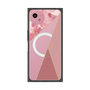 プレミアムスクエアケース with SnapMag［ マーブルトライアングルパレット - Pink ］