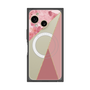 プレミアムスクエアケース with SnapMag［ マーブルトライアングルパレット - Pink ］