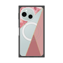 プレミアムスクエアケース with SnapMag［ マーブルトライアングルパレット - Pink ］