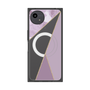 プレミアムスクエアケース with SnapMag［ マーブルトライアングルパレット - Purple ］