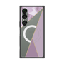 プレミアムスクエアケース with SnapMag［ マーブルトライアングルパレット - Purple ］