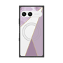 プレミアムスクエアケース with SnapMag［ マーブルトライアングルパレット - Purple ］