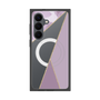 プレミアムスクエアケース with SnapMag［ マーブルトライアングルパレット - Purple ］
