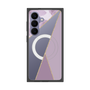プレミアムスクエアケース with SnapMag［ マーブルトライアングルパレット - Purple ］
